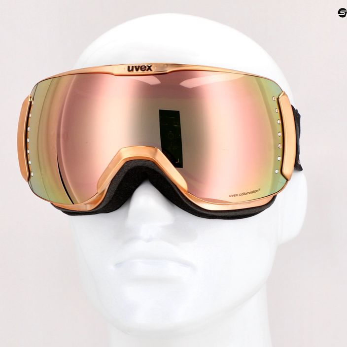 Ochelari de schi pentru femei UVEX Downhill 2100 WE roz 55/0/396/0230 11