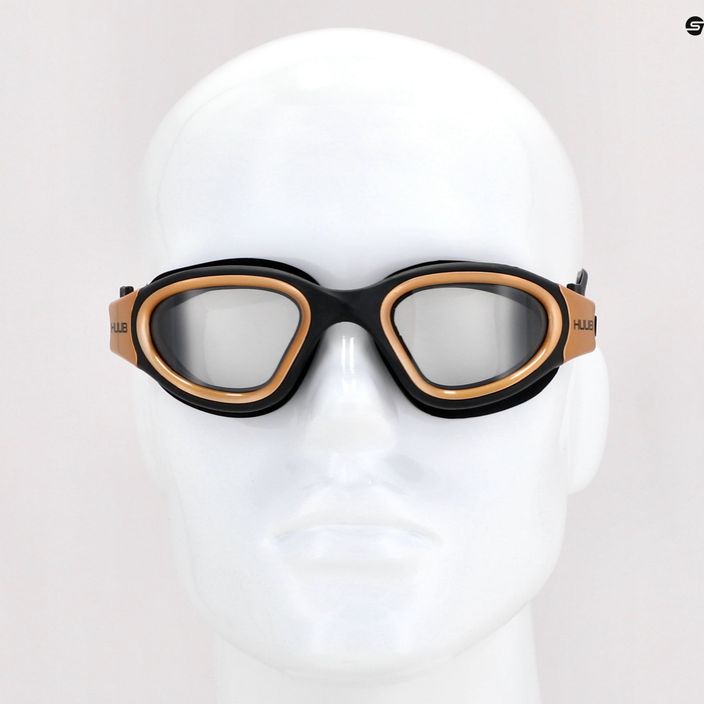 Ochelari de înot HUUB Aphotic Photochromic negru-maro A2-AG 7