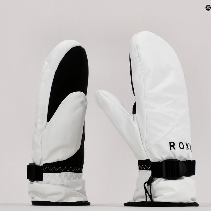 Mănuși de snowboard pentru femei ROXY Jetty Solid Mitt 2021 white 7