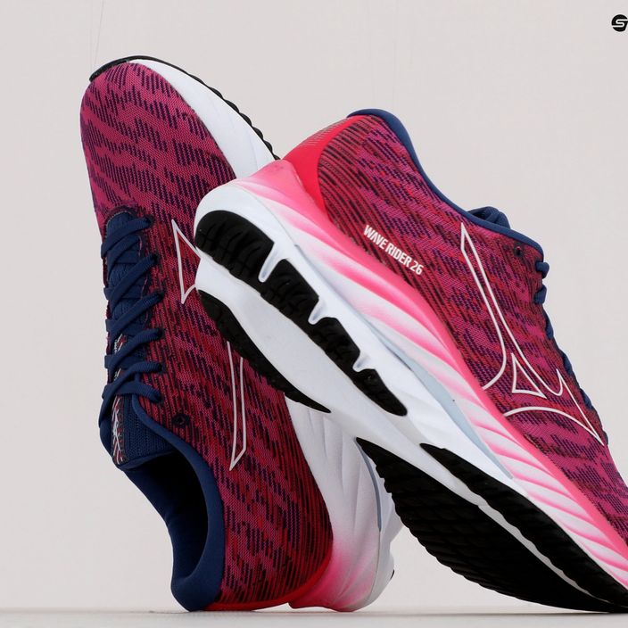 Pantofi de alergare pentru femei Mizuno Wave Rider 26 roz J1GD220327 14