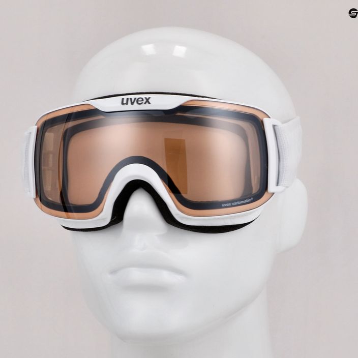 Ochelari de schi pentru femei UVEX Downhill 2000 S V, alb, 55/0/448/10 7