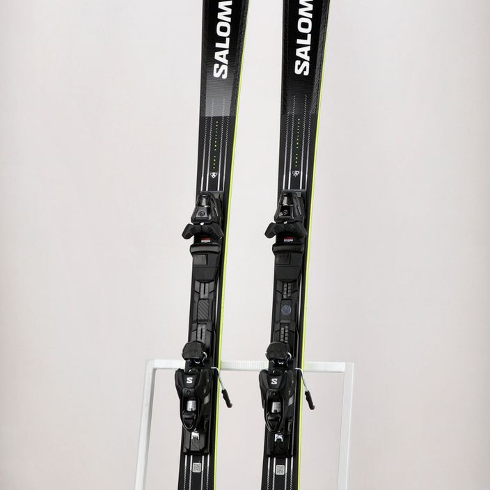 Salomon S Max 8 + M10 schiuri de coborâre negru și alb L47055800 16