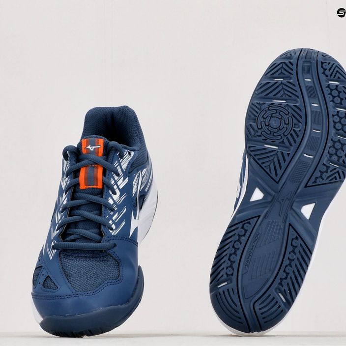 Pantofi de handbal pentru copii Mizuno Stealth Star C albastru X1GC2107K21 15