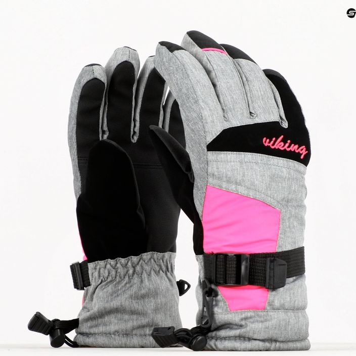 Mănuși de schi pentru femei Viking Ronda Ski, roz, 113 20 5473 46 9