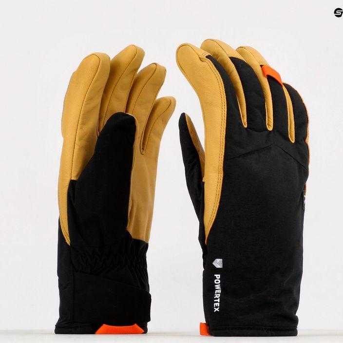Mănuși de alpinism pentru bărbați Salewa Ortles Ptx/Twr negru/galben 00-0000028531 11
