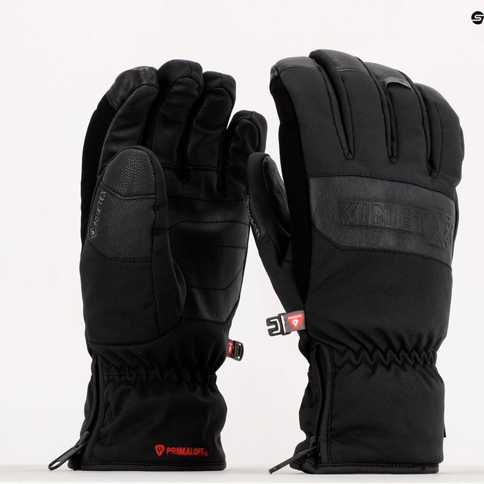 Mănuși de schi pentru bărbați KinetiXx Blake Ski Alpin GTX, negru, 7019-260-01 7