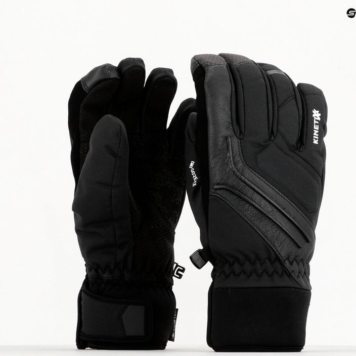 Mănuși de schi pentru bărbați KinetiXx Bruce Ski Alpin GTX, negru, 7019250 01 7