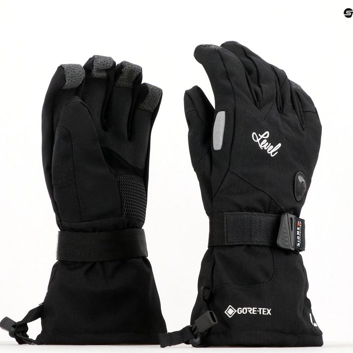 Mănuși de snowboard pentru femei Level Half Pipe Gore Tex negru 1021 6