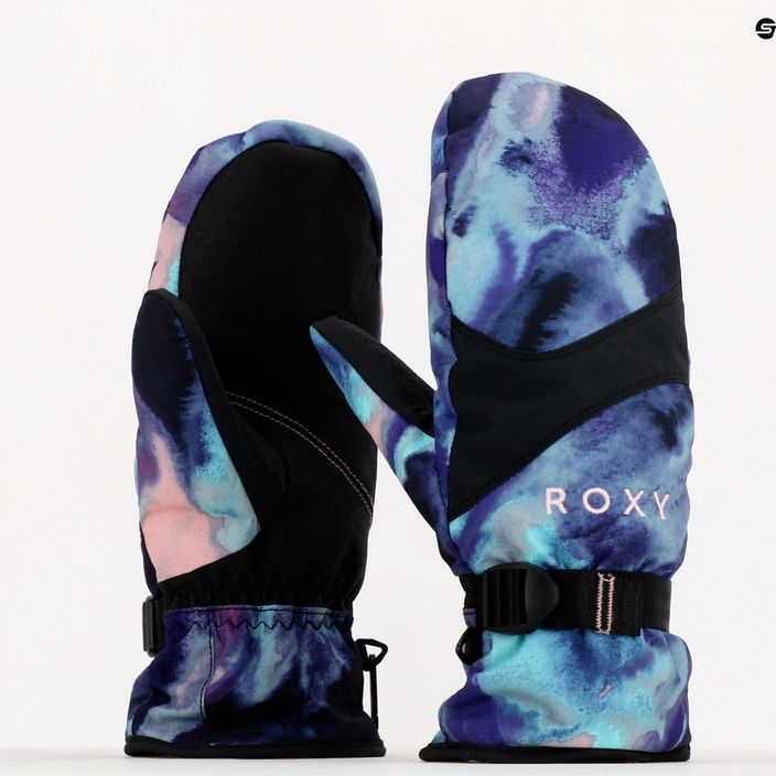 Mănuși de snowboard pentru femei ROXY Jetty 2021 niebieski/fioletowo/różowo/czarny 8