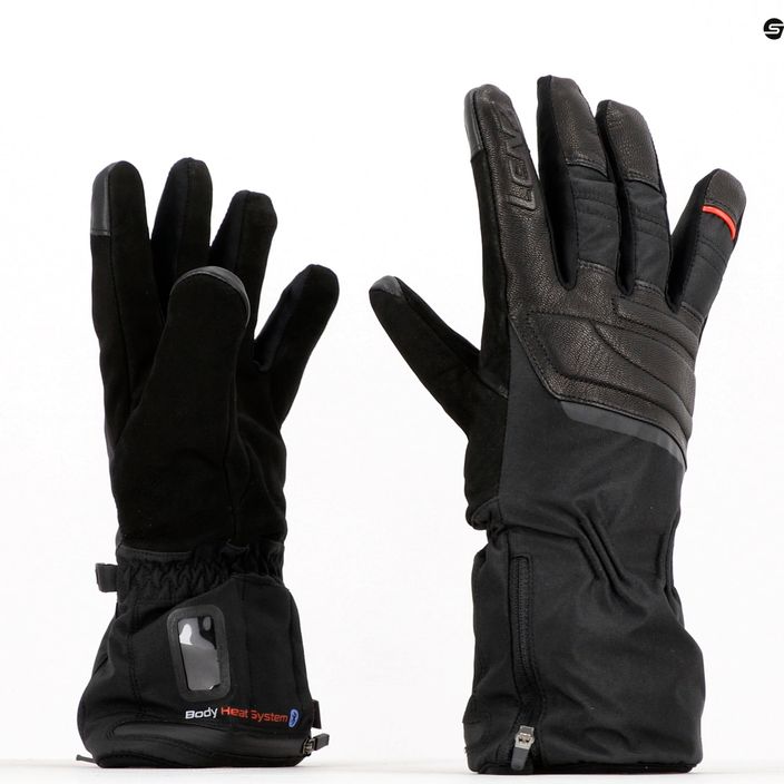 LENZ Heat Glove 6.0 Finger Cap Urban Line mănușă de schi încălzită negru 1205 9