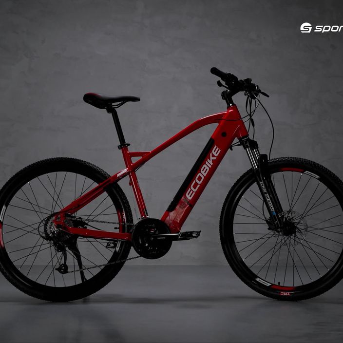 Bicicleta electrică Ecobike SX4 LG 17.5Ah roșu 1010402 26