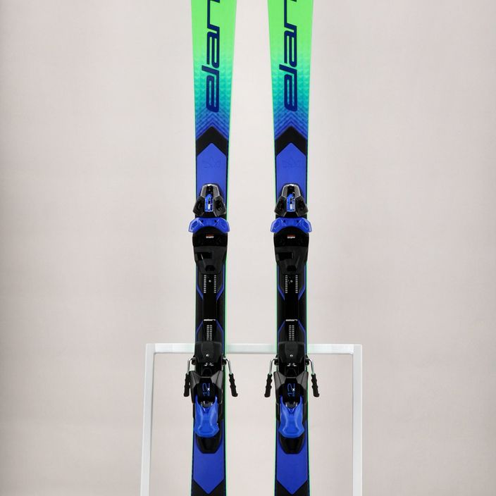 Elan Ace SCX Fusion + EMX 12 schiuri de coborâre verde-albastru AAJHRC21 14