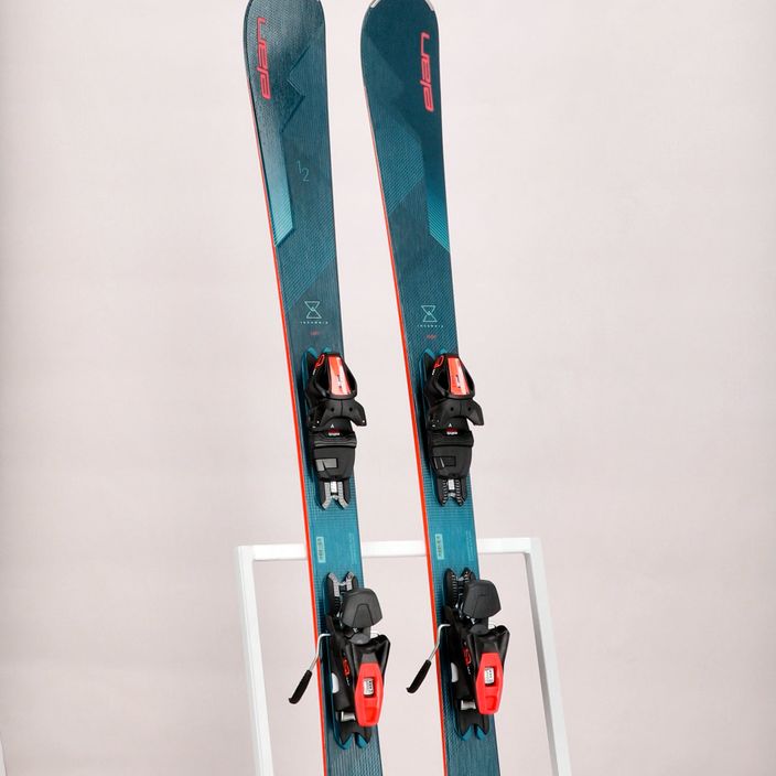 Schi alpin pentru femei Elan Insomnia 12 C PS + ELW 9 albastru ACEHPV21 14