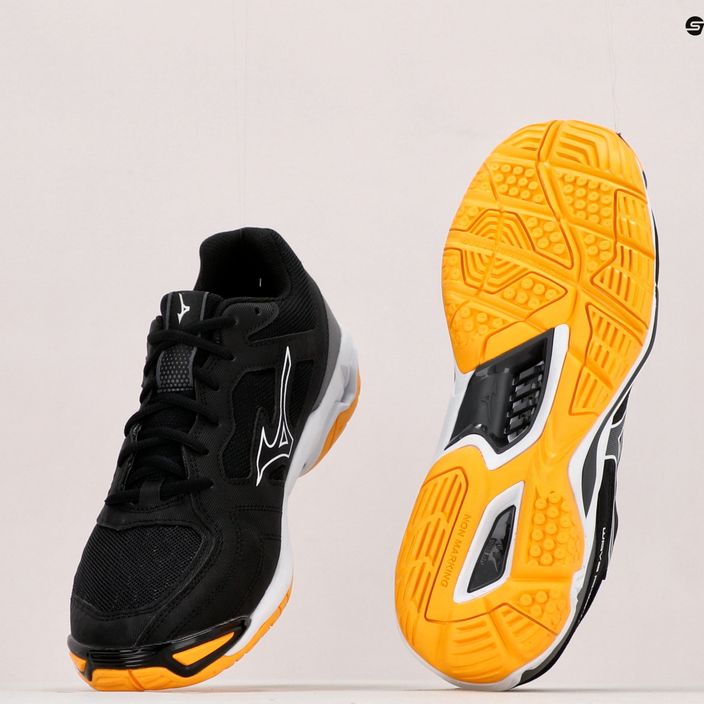 Pantofi de handbal pentru bărbați Mizuno Wave Phantom 3 negru X1GA226044 19