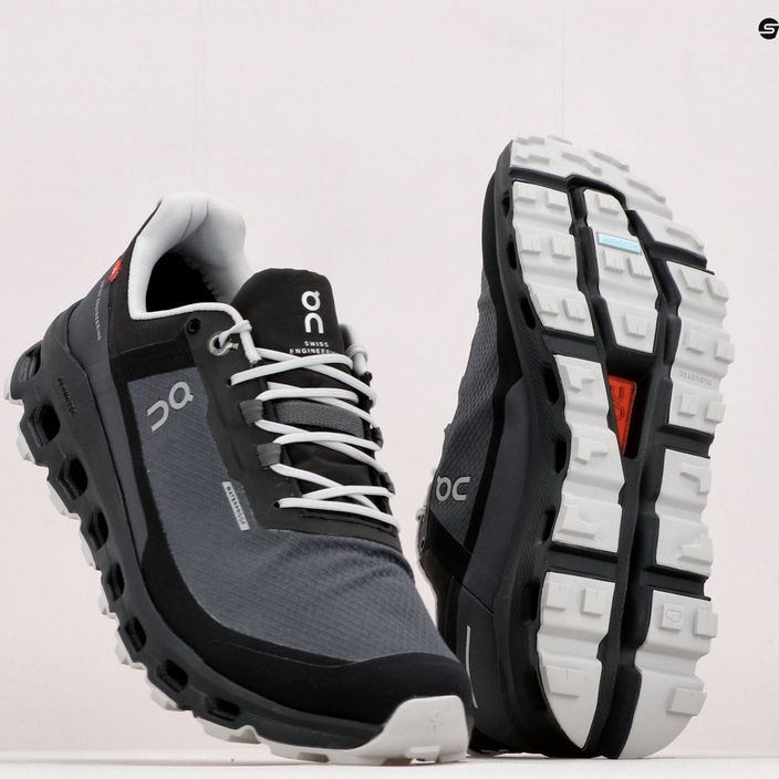 Pantofi de alergare pentru femei ON Cloudvista Waterproof negru 7498595 14