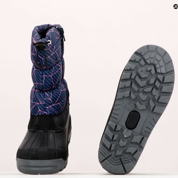 CMP Sneewy cizme de zăpadă junior albastru marin și roz 3Q71294J 13