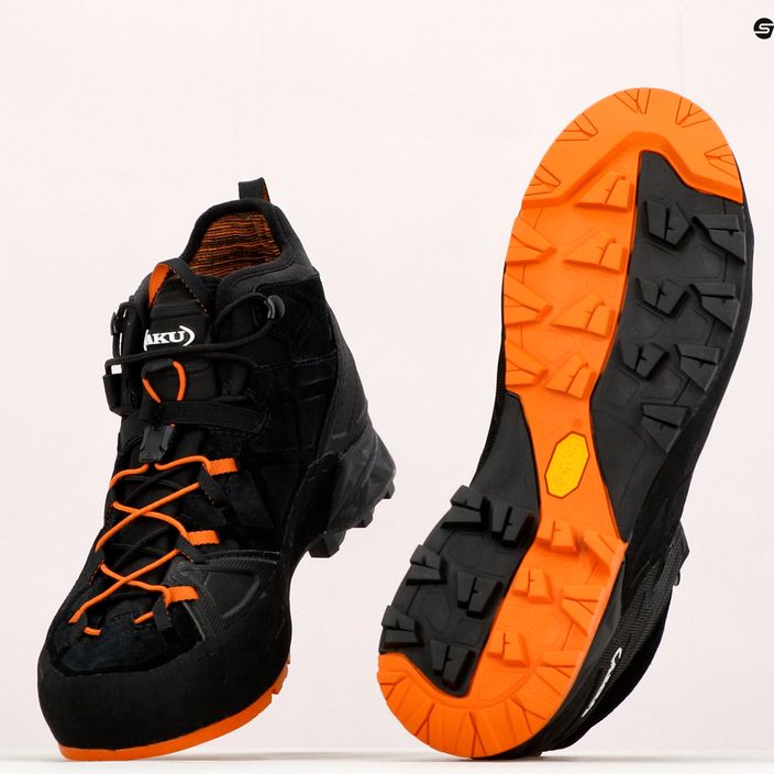 AKU Rock Dfs Mid GTX bărbați cizme de trekking negru-portocaliu 718-108 14