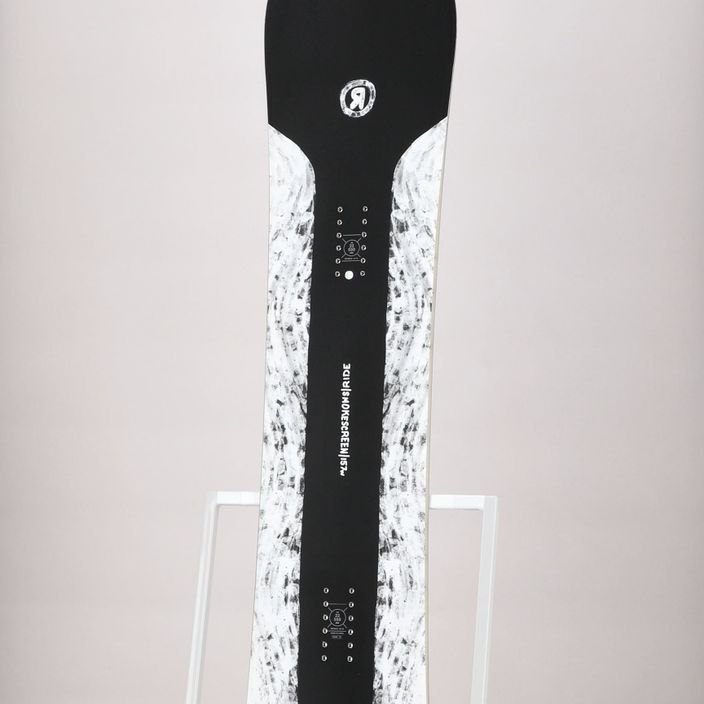 Snowboard RIDE Smokescreen negru și alb 12G0024 12