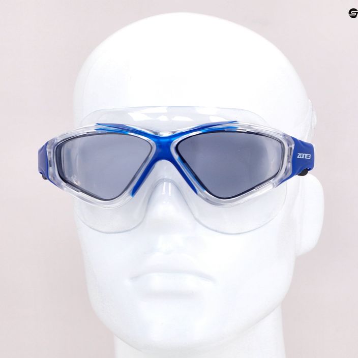 Zone3 Vision Max mască de înot albastră transparentă SA18GOGVI_OS 10