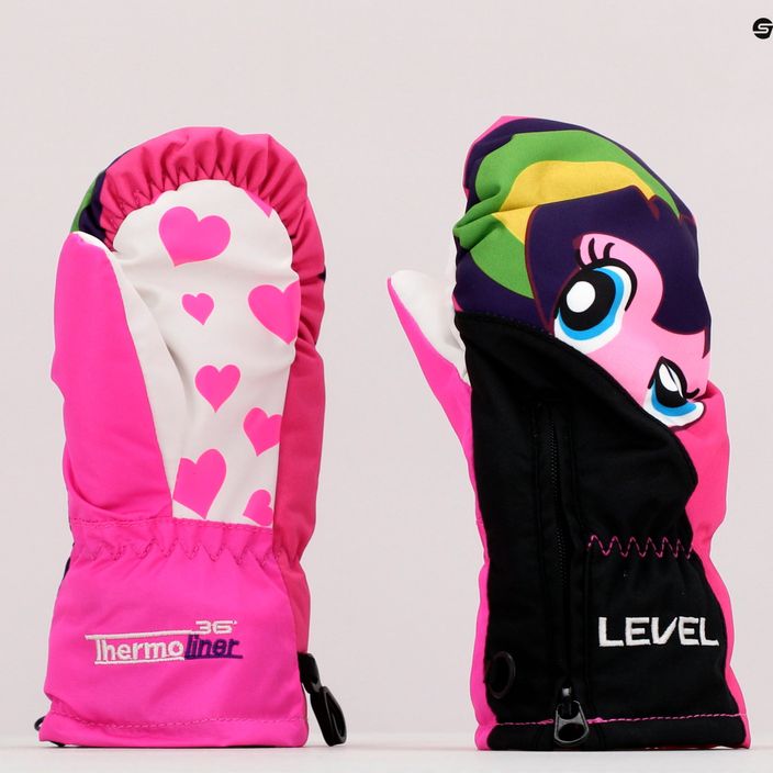 Mănuși de snowboard pentru copii Level Lucky Mitt roz 4146 5