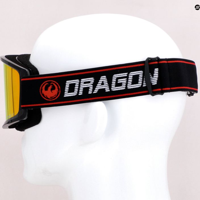 Ochelari de schi Dragon DX3 OTG negru/roșu 7