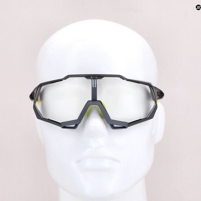 Ochelari de bicicletă 100% Speedtrap Lentile fotocromatice Lt 16-76% negru STO-61023-802-01 8