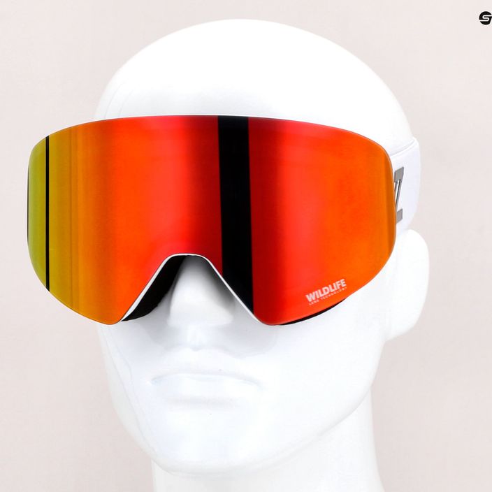 VonZipper Encore alb ochelari de snowboard alb AZYTG00114 9