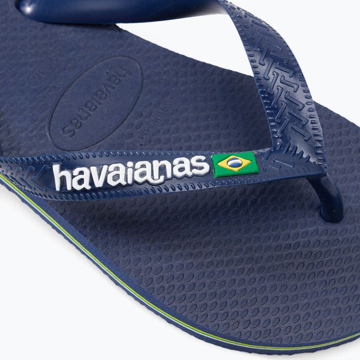 Havaianas Brasil Logo albastru marin flip flop H4110850 7