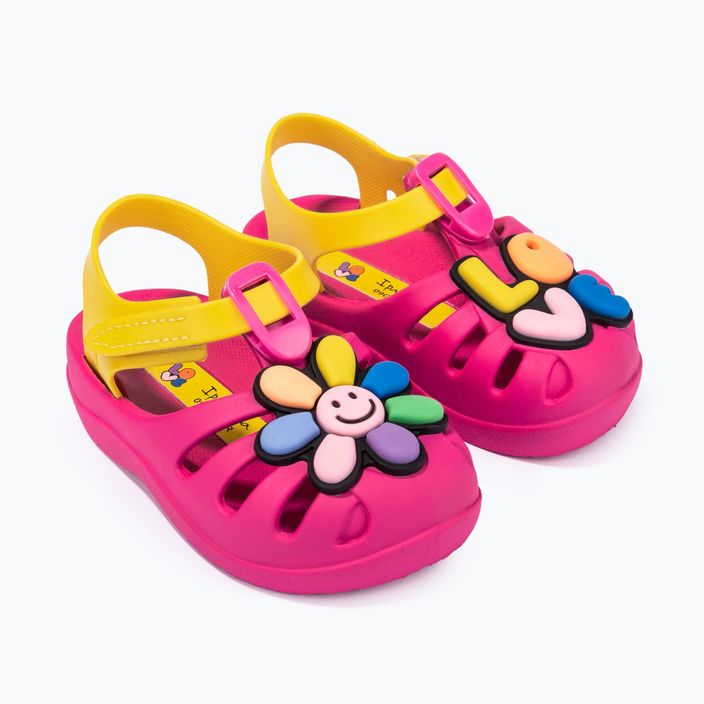Sandale pentru copii Ipanema Summer IX roz/galben pentru copii 9