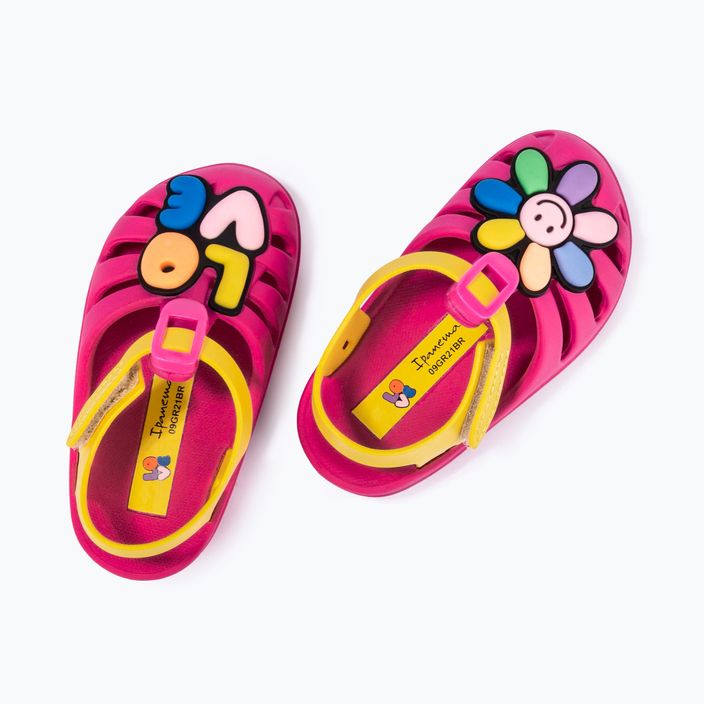 Sandale pentru copii Ipanema Summer IX roz/galben pentru copii 11
