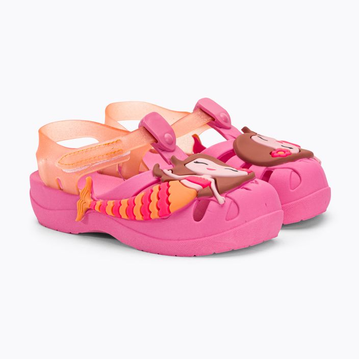 Sandale pentru copii Ipanema Summer VIII roz/portocaliu pentru copii 4