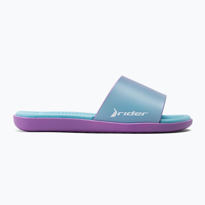 Șlapi de plajă RIDER Splash III Slide pentru femei de culoare albastru-violet 83171 2