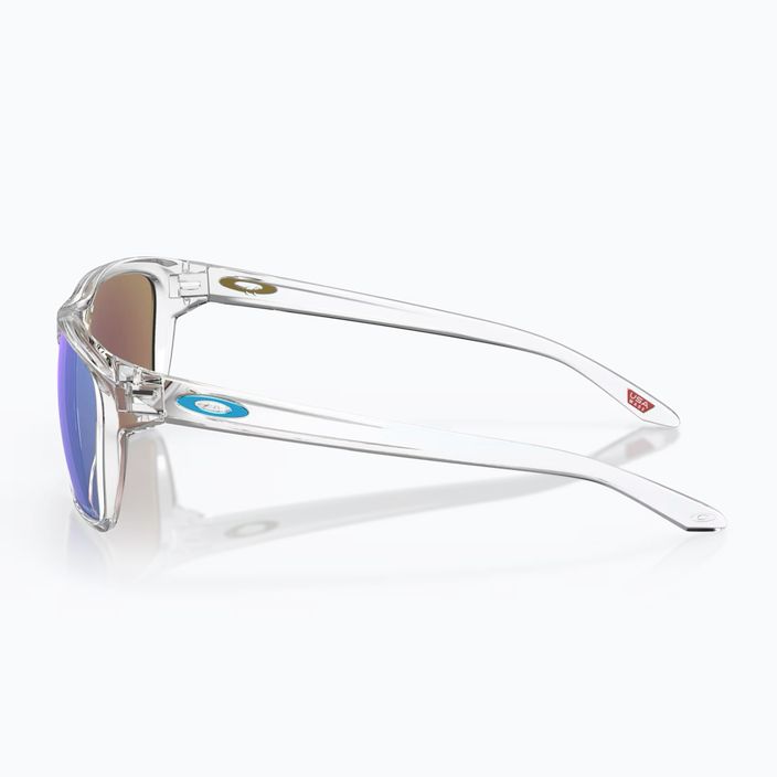 Ochelari de soare Oakley Sylas XL polished clear/prizm sapphire 3