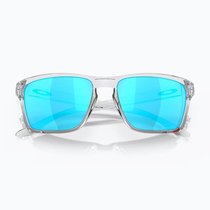 Ochelari de soare Oakley Sylas XL polished clear/prizm sapphire 5