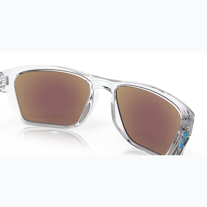 Ochelari de soare Oakley Sylas XL polished clear/prizm sapphire 7