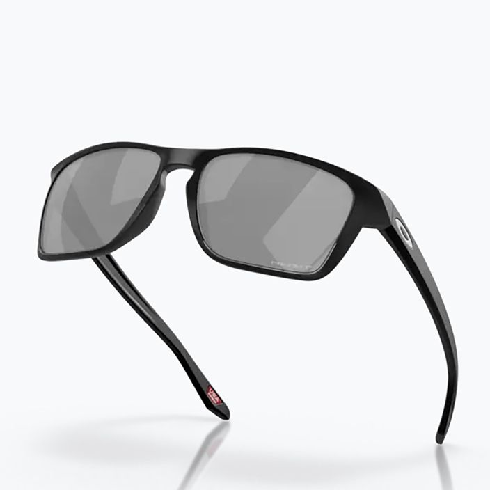 Ochelari de soare polarizați Oakley Sylas negru mat/negru închis/ negru închis 9