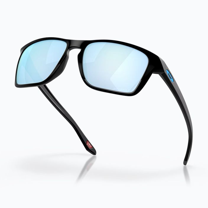 Ochelari de soare Oakley Sylas XL matte black/prizm deep water polar 4