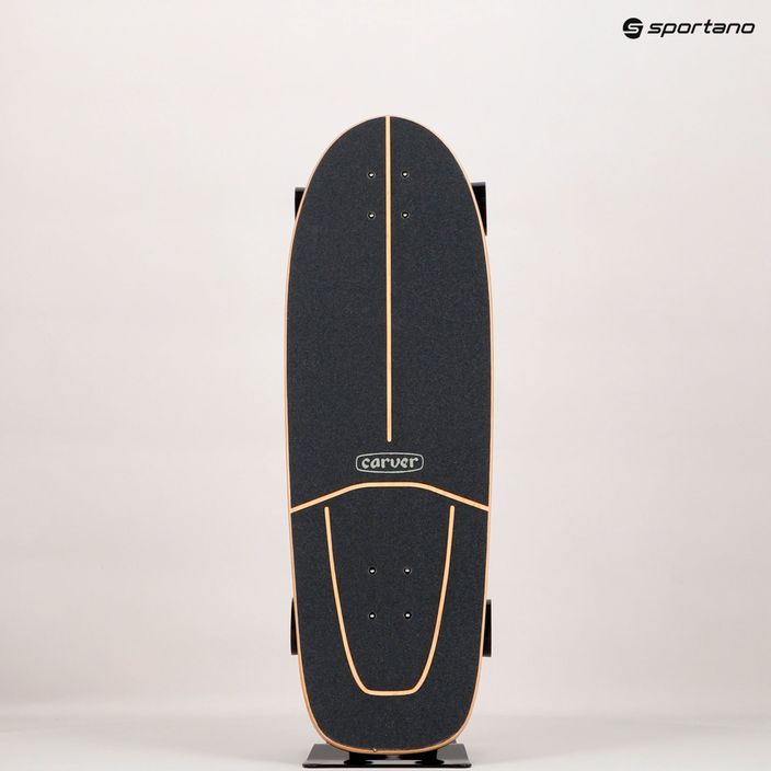 Skateboard surfskate Carver C7 Raw 31.25" Knox Phoenix 2022 Complete negru-roșie C1013011133 11