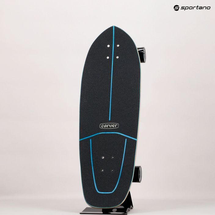 Skateboard surfskate Carver C7 Raw 31" JOB Blue Tiger 2022 Complete albastru-roză C1013011140 15
