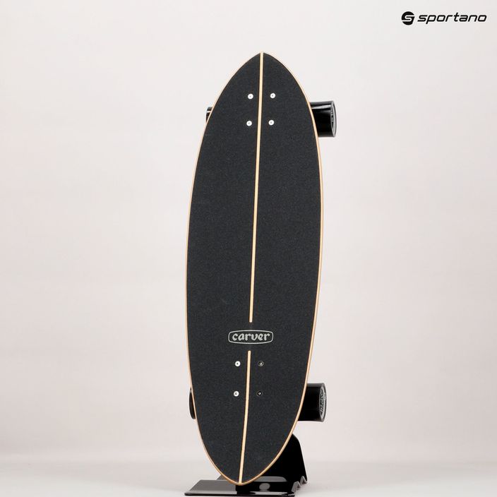 Skateboard surfskate Carver C7 Raw 31.75" CI Black Beauty 2019 Complete alb-neagră C1013011020 11