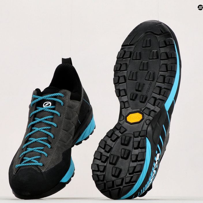 Cizme de trekking pentru bărbați SCARPA Mescalito GTX negru-albastru 72103-200/1 18