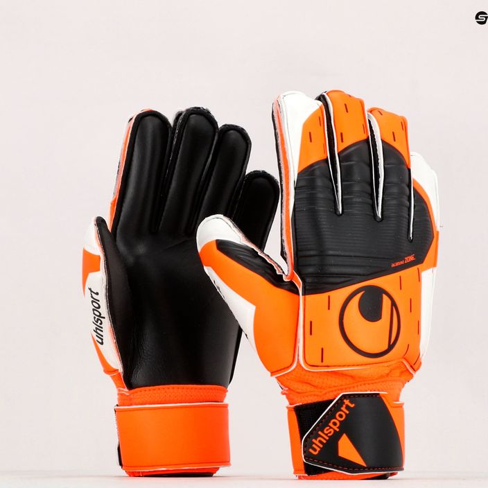 Mănuși de portar uhlsport Soft Resist+ Flex Frame portocaliu-albe 101127401 9