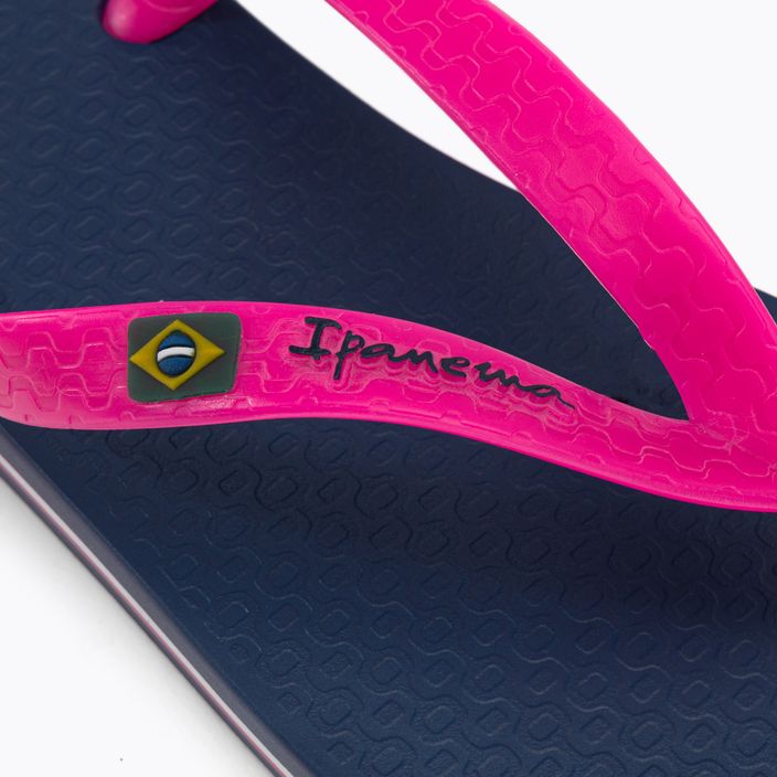 Ipanema Clas Brasil II - șlapi de damă în albastru marin și roz 80408-20502 7