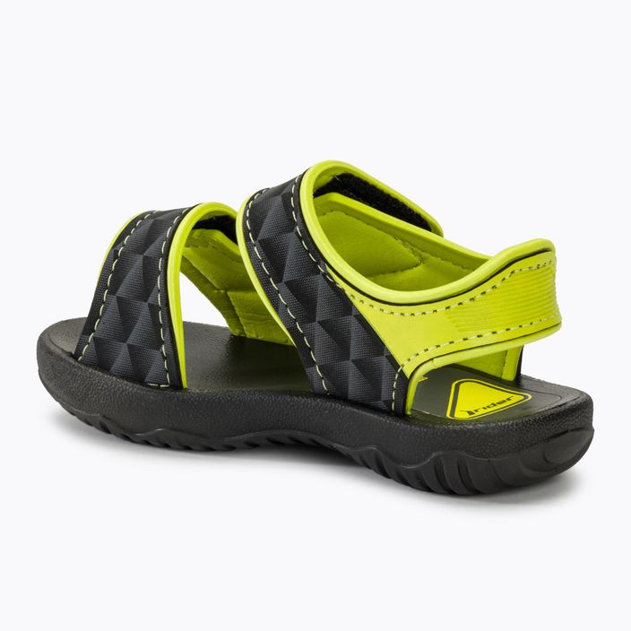 Sandale pentru copii RIDER Basic Sandal V Baby black/neon yellow 3