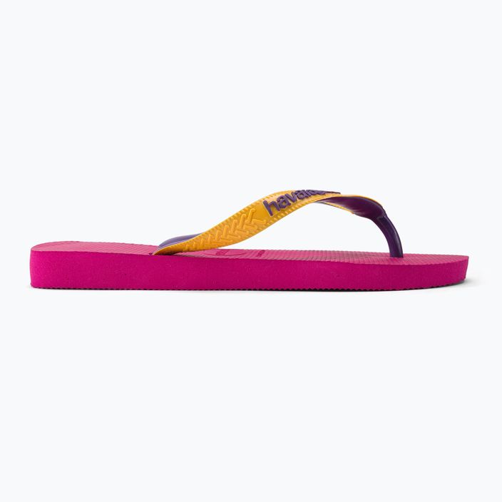 Papuci de plajă Havaianas Top Mix roz pentru femei H4115549 2