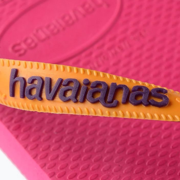 Papuci de plajă Havaianas Top Mix roz pentru femei H4115549 12
