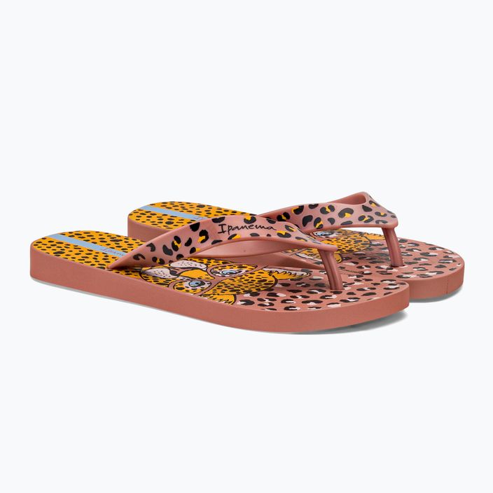 Ipanema Safari Fun Kids flip flop roz și galben 26851-AF801 4