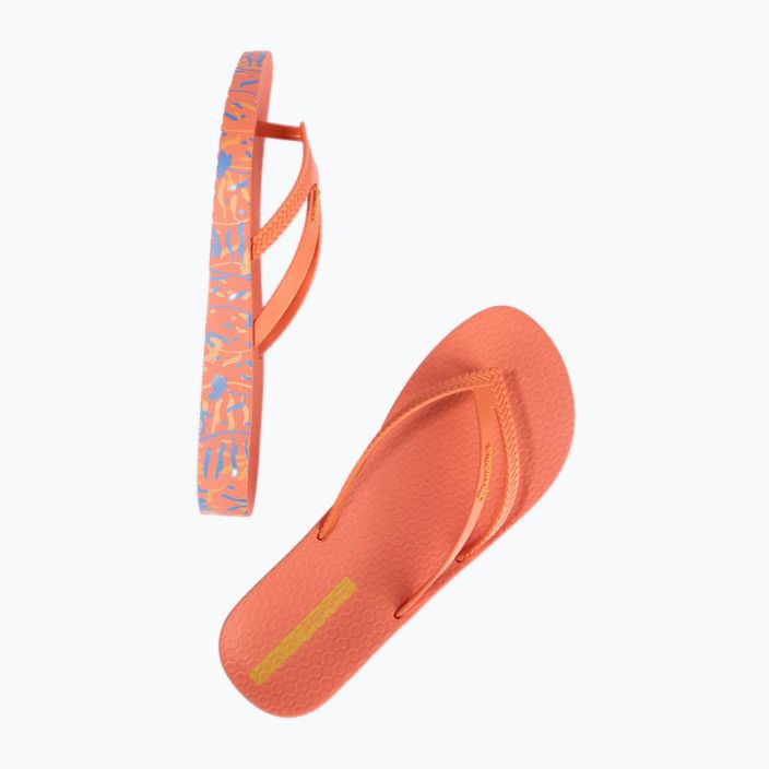 Papuci de plajă Ipanema Bossa Soft V portocaliu pentru femei 82840-AG718 11