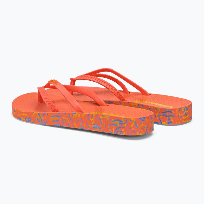 Papuci de plajă Ipanema Bossa Soft V portocaliu pentru femei 82840-AG718 3