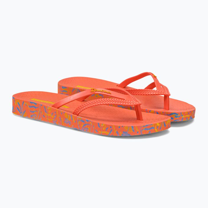Papuci de plajă Ipanema Bossa Soft V portocaliu pentru femei 82840-AG718 4